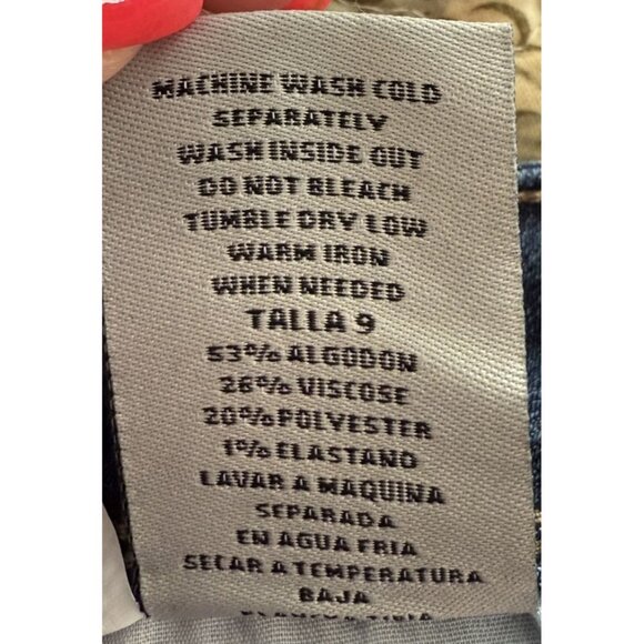 Watch LA Junior/Womens Blue Button-Fly Flare Jeans Size 9 Premium Denim NWT - Picture 8 of 8